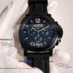 Perfect Replica Panerai Luminor Daylight Quartz Watch Solid Black